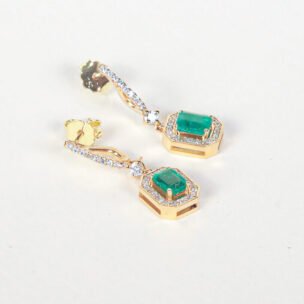 Días esmeralda // drop earrings