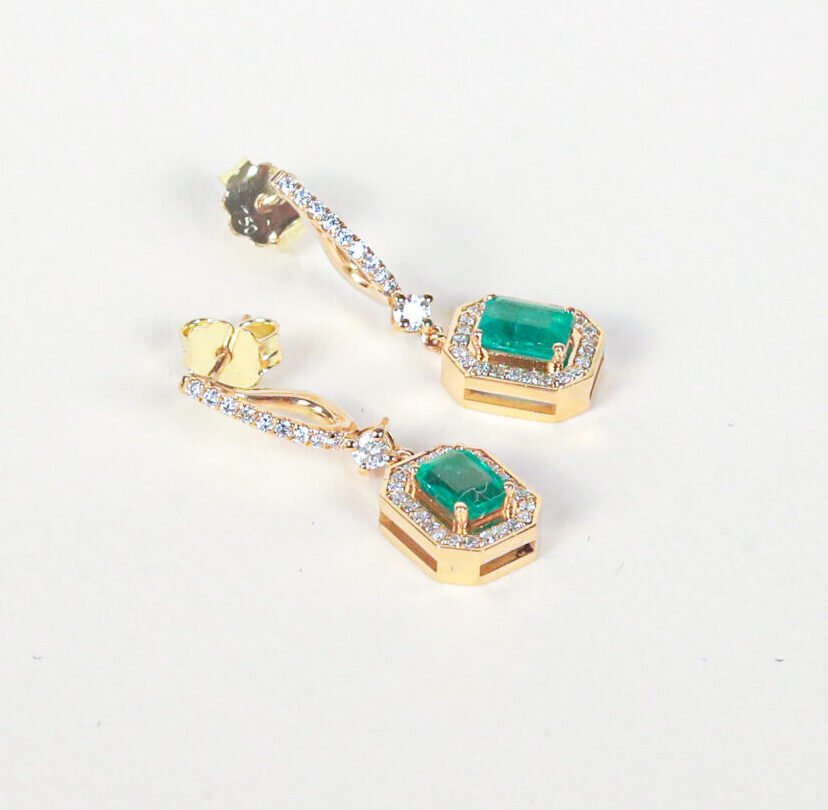 Días esmeralda // drop earrings